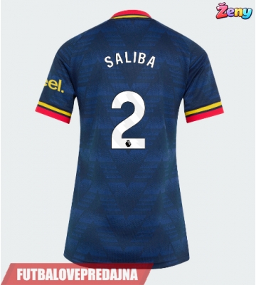 Lacne Ženy Futbalové dres Arsenal William Saliba #2 2026-27 Krátky Rukáv - Preč